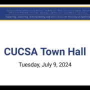 Welcome graphic for July 2024 Town Hall